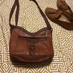 Leather "Born o Consept " bag